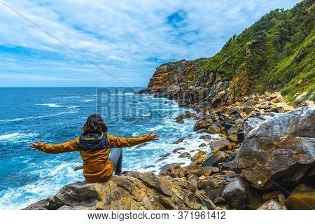 Monte Ulia In The City Of San Sebastián, Basque Country. Visit The Hidden Cove Of The City Called Il
