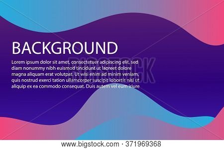 Liquid Abstract Background Design. Colourful Gradient Backdrop.