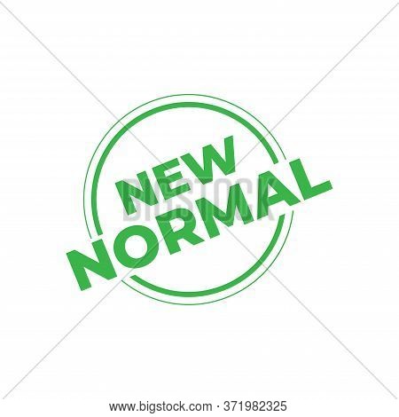 New Normal Campaign In Typography Design