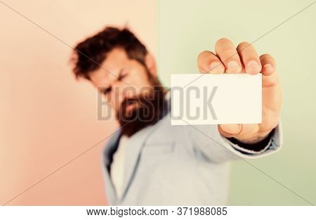 Blank Piece Of Paper. Barbershop Concept. Best Barber Master. Barber Shop For Gentlemen. Brutal Male
