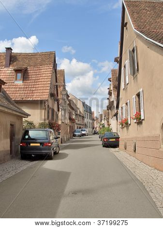 Kadulla maisema Mittelbergheim