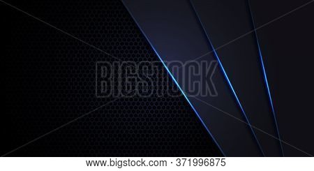 Futuristic Dark Hexagon Carbon Fiber Luxury Modern Technology Background. Carbon Fiber Violet Backgr