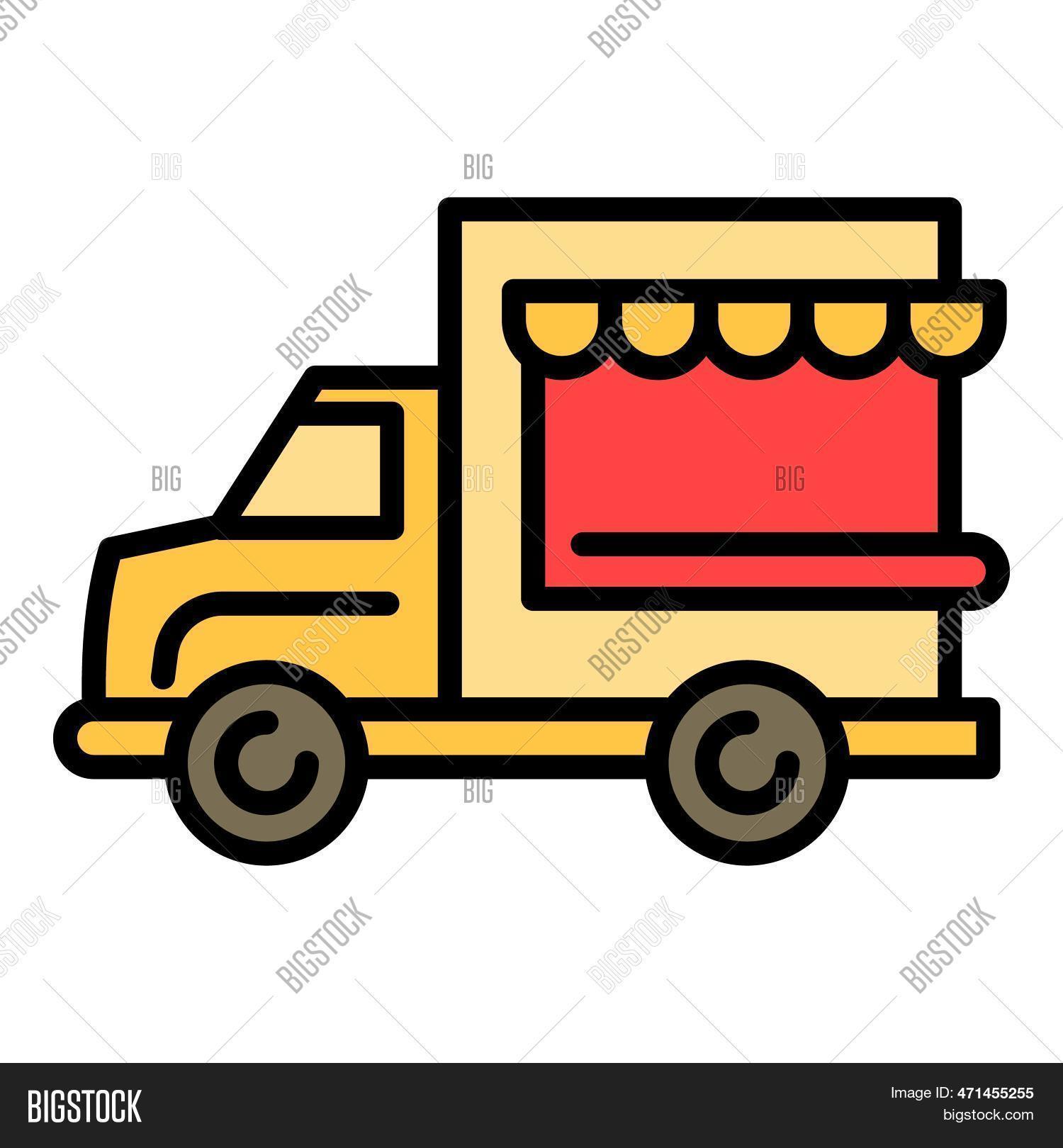 Canopy Food Truck Icon Image & Photo (Free Trial) Bigstock