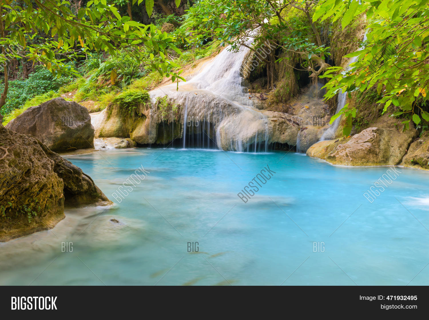 Waterfall Tropical Image & Photo (Free Trial) | Bigstock