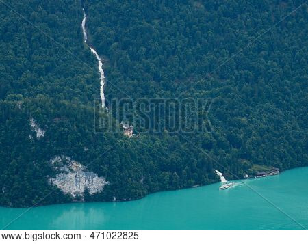 Giessbach Falls And Shore Of Lake Brienz.