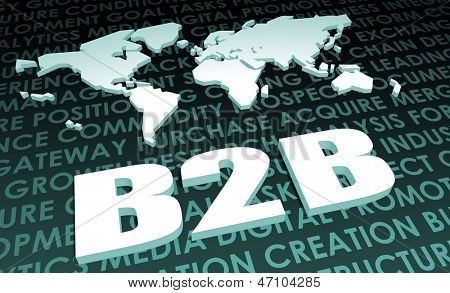 B2B อุตสาหกรรมมาตรฐานสากลแผนที่ 3D