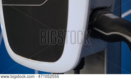 Ev Charger Car Station Charging Use Ac Socket Plug For Electric Engine Vehicle.
