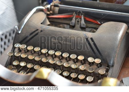 Old Writing Machine After Many, Many Stories Is Retired