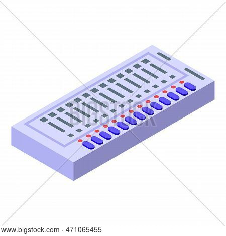 Electronic Voiting Paper Icon Isometric Vector. Election Vote. Digital Box