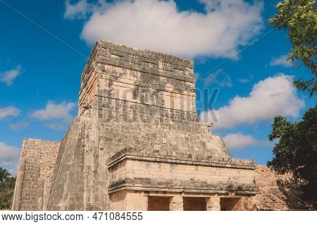 Ancient Ruins Of The Large Pre-columbian City Chichen Itza, Built By The Maya People, Mexico