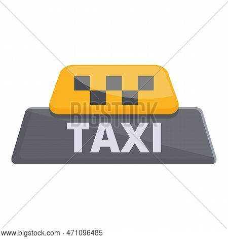 Taxi Cab Icon Cartoon Vector. Car Service. Driver Order
