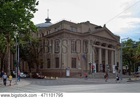 Chisinau, Moldova - June 26 2018: National Drama Theater 