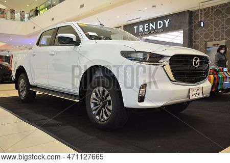 Paranaque, Ph - Sept 3 - Mazda Bt 50 Pick Up At Mazda Day On September 3, 2022 In Pasay, Philippines
