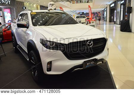 Paranaque, Ph - Sept 3 - Mazda Bt 50 Pick Up At Mazda Day On September 3, 2022 In Pasay, Philippines
