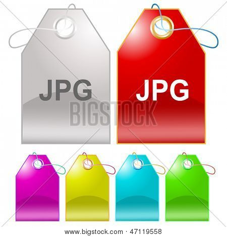 Jpg. Raster tag. Versione vettoriale è nel mio portafoglio.