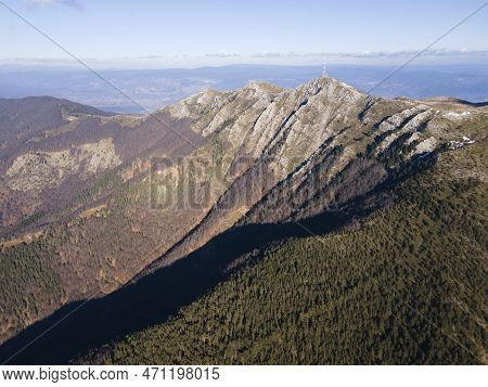 Aerial View Of Pirin Mountain Near Orelyak Peak, Bulgaria