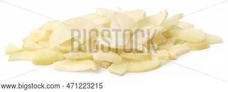 Sliced Amla Fruits Fresh Over White Background