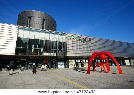HAKODATE, JAPAN - oktober 25: Hakodate Station 25 oktober 2012 i Hakodate, JP. Den første station d