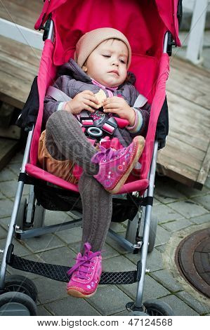 Baby In Stroller
