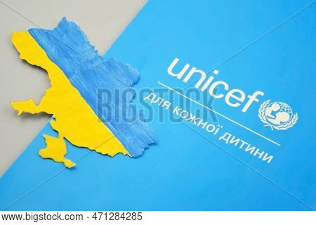 Unicef - United Nations International Childrens Fund Flag.