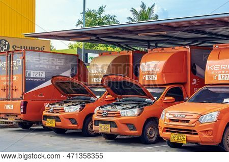 Kanchanaburi, Thailand - December 12, 2022: Checking Or Inspection And Maintenance According To The
