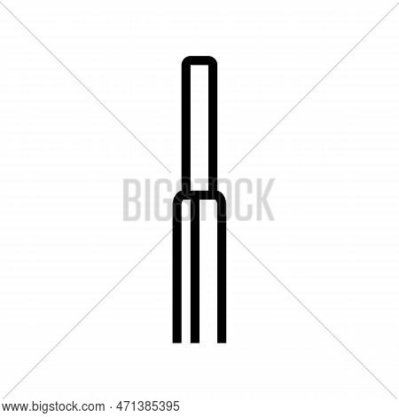 Single Strand Wire Line Icon Vector Illustration