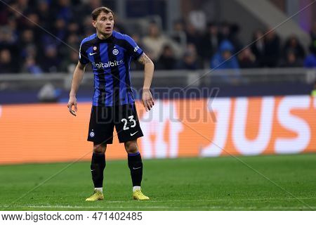 Nicolo Barella Of Fc Internazionale During The Uefa Champions League Round Of 16 First Leg Match Bet