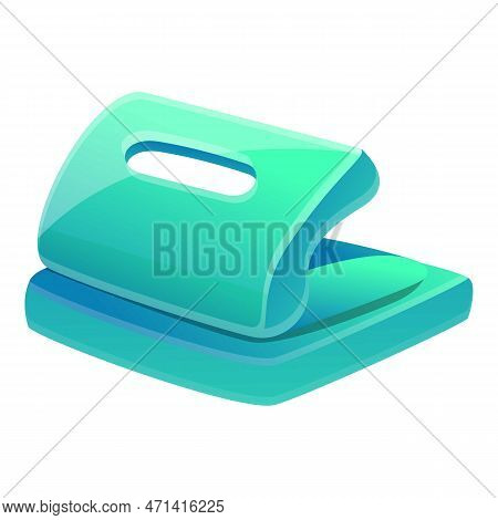 Accessory Hole Puncher Icon. Cartoon Of Accessory Hole Puncher Icon For Web Design Isolated On White