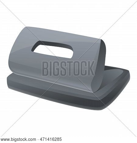 Document Hole Puncher Icon. Cartoon Of Document Hole Puncher Icon For Web Design Isolated On White B