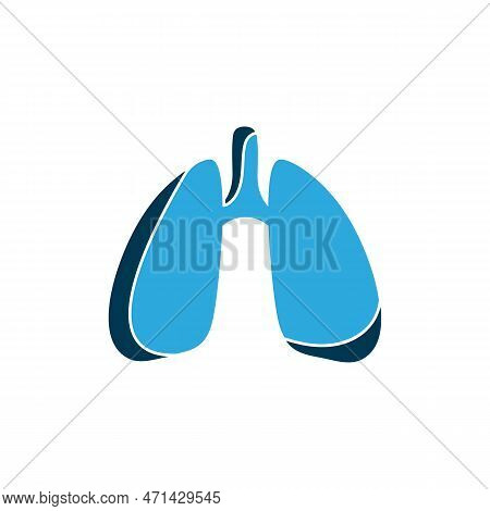 Lung Logo Design Vector For Your Business