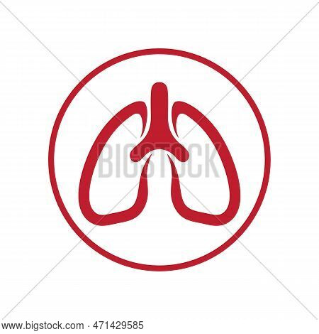 Lung Logo Design Vector For Your Business
