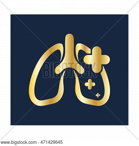 Lung Logo Design Vector For Your Business