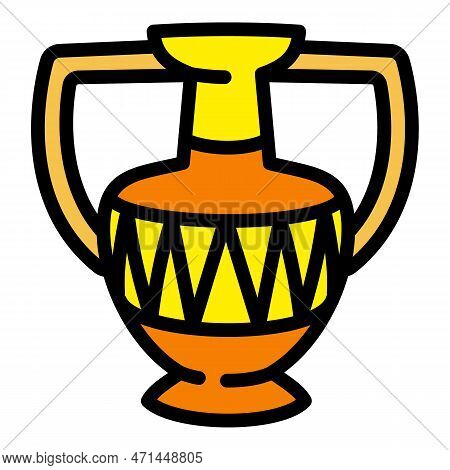 Antique Jar Icon. Outline Antique Jar Icon For Web Design Isolated On White Background