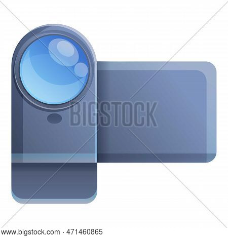 Home Camcorder Icon. Cartoon Of Home Camcorder Icon For Web Design Isolated On White Background