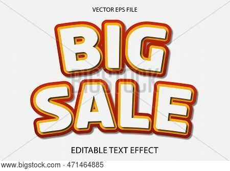 Big Sale Text Effect Text Design Background For Your Christmas