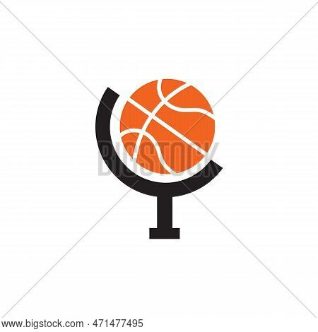Basketball Club Logo Design Vector Template Illustration