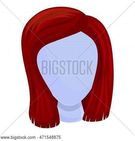 Salon Wig Icon. Cartoon Of Salon Wig Icon For Web Design Isolated On White Background