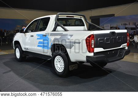Pasay, Ph - Feb 11 - Foton Thunder Pick Up At Foton Big Show On February 11, 2023 In Pasay, Philippi