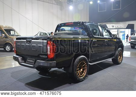 Pasay, Ph - Feb 11 - Foton Thunder Pick Up At Foton Big Show On February 11, 2023 In Pasay, Philippi