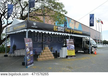 Pasay, Ph - Feb 11 - Foton Easy And Convenient Mobile Service Booth At Foton Big Show On February 11