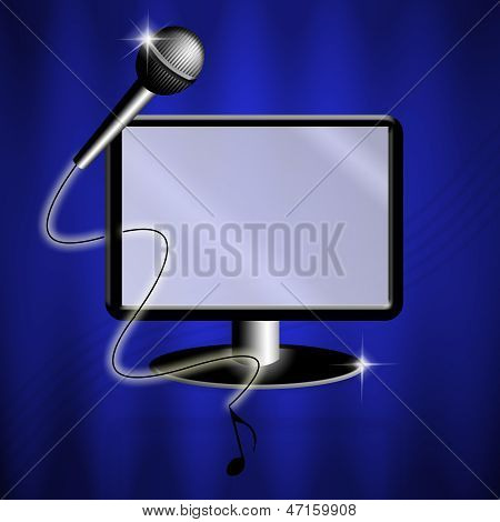 Fundo de karaoke