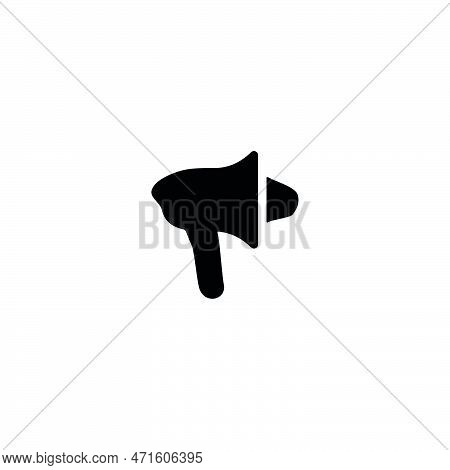Megaphone Icon. Simple Style Advertisement Poster Background Symbol. Megaphone Brand Logo Design Ele