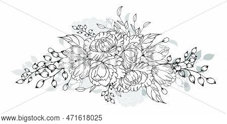 Floral Background, Floral Composition