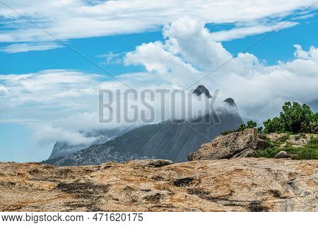Arpoador Beach, Devil's Beach, Ipanema District Of Rio De Janeiro Brazil, South America.