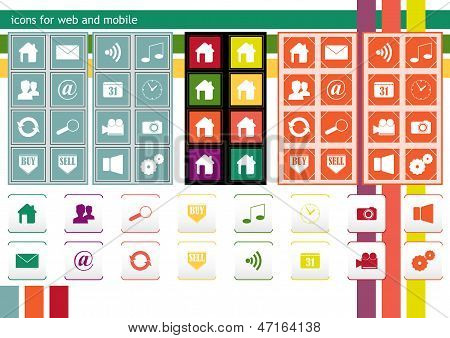 Icons für Web und mobile