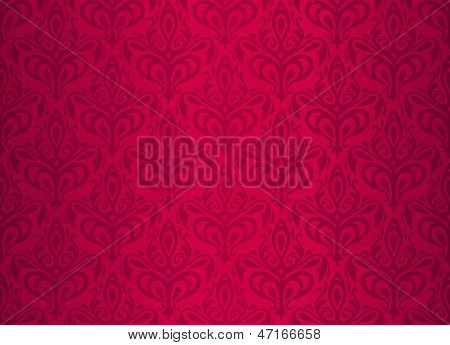 carta da parati vintage rosso