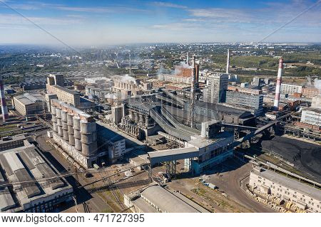 Sterlitamak, Republic Of Bashkortostan, Russia - 08.14.2022: Chemical Production: Jsc Bashkir Soda C