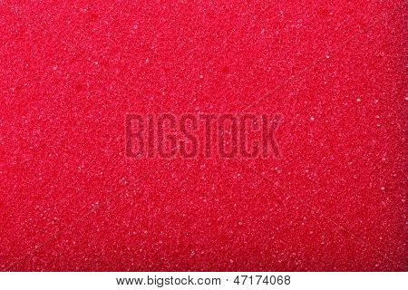 Rød tekstur Cellulose Foam svamp baggrund