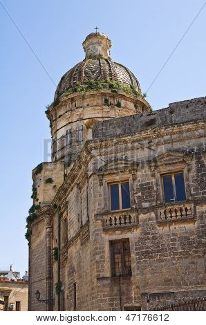 Kostel St. Sebastiano. Francavilla Fontana. Puglia. Itálie.