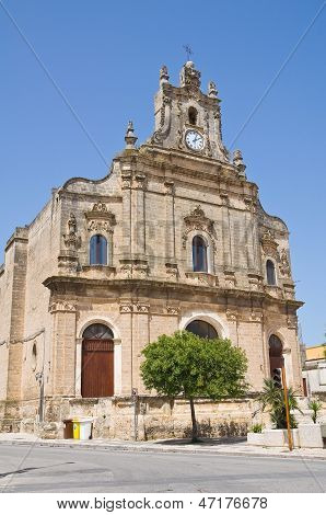 Kilise, Spirito Santo. Francavilla Fontana. Puglia. İtalya.
